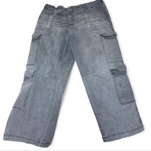 Women'sGray Cargo Jeans